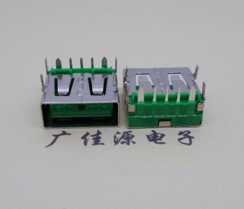 陕西5A大电流 快充接口 USB5p绿胶芯 常规母座