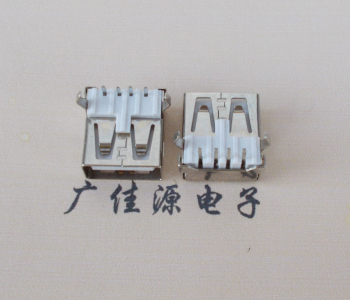 陕西USB AF母座 LCP 耐高温250度280度 环保白胶芯