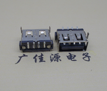 陕西USB短体母座.超薄5.9H胶芯.移动电源接口