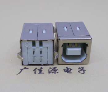 陕西USB BF180度母座 打印机接口 立式直插带赛