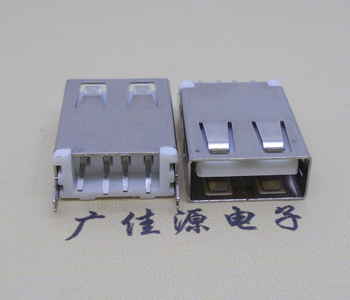 陕西USB AF立式 直插 加长款17.5MM 大电流3A插座