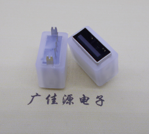 陕西USB连接器接口 10.5MM防水立插母座 鱼叉脚