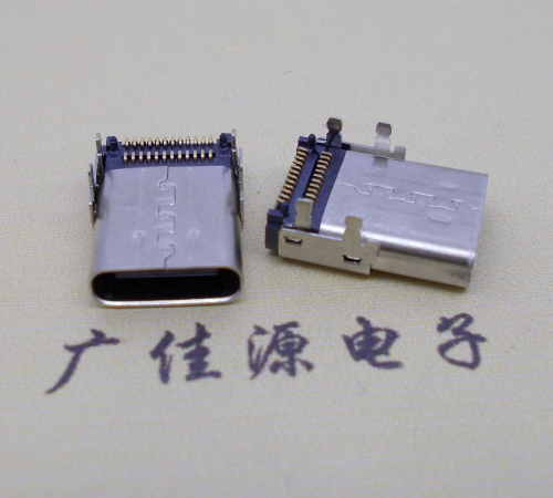 陕西板上型Type-C24P母座双排SMT贴片连接器