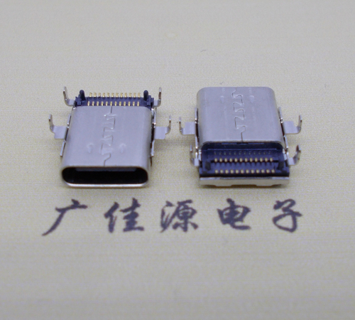 陕西沉板usb 3.1 type-c24p母座双排贴板L=12.8mm