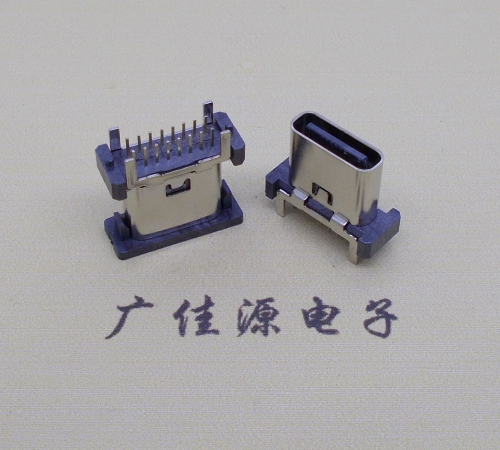 陕西立式插板type-c16p母座长H=8.8mm