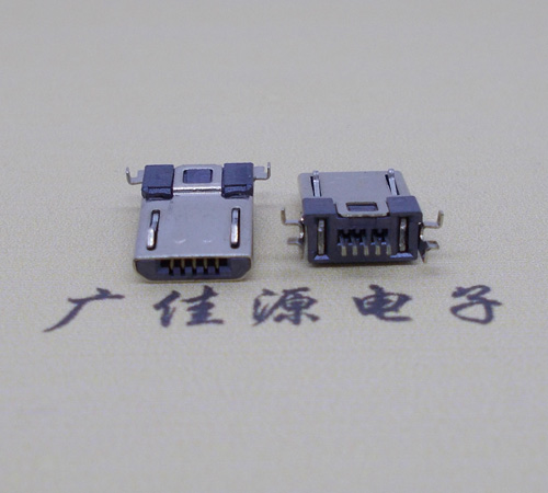 陕西Micro usb焊板式公头贴片SMT款无弹超薄