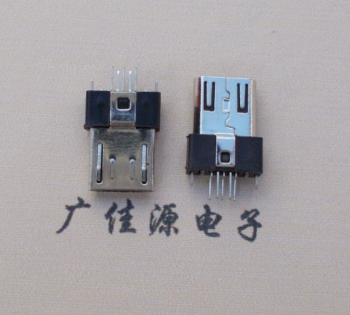 陕西MICRO USB2.0插头.带卡勾-无卡勾夹板公头
