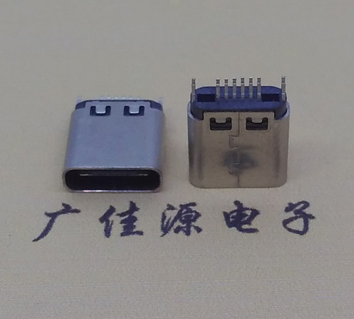 陕西type-c16p母座,夹板式type-c16p接口连接器