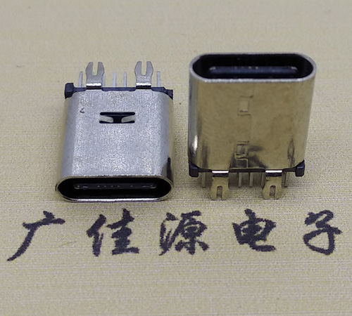 陕西直立式type-c14p母座接口 usb type-c连接器