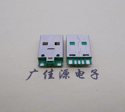 陕西usb5a公头.5p焊线带ic.大电流oppo闪充