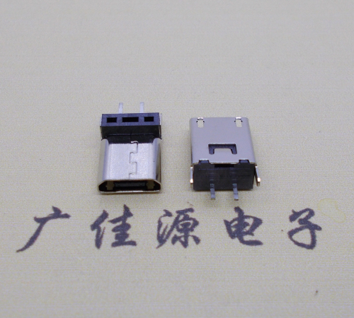 陕西micro 2p直插母座无卷边180度铆合式H=9.3、10.0、10.5、11.5mm