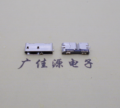 陕西无卷边micro usb3.0母座10pin全脚贴